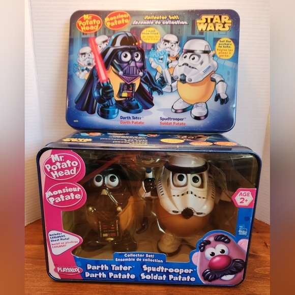 Hasbro Star Wars Mr Potato Head Collector Set Darth Tater Spudtrooper Tin - Picture 1 of 7